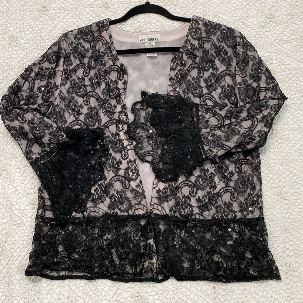 SOLD TO SISTERS.      AFTERDARK Beaded Evening Jacket